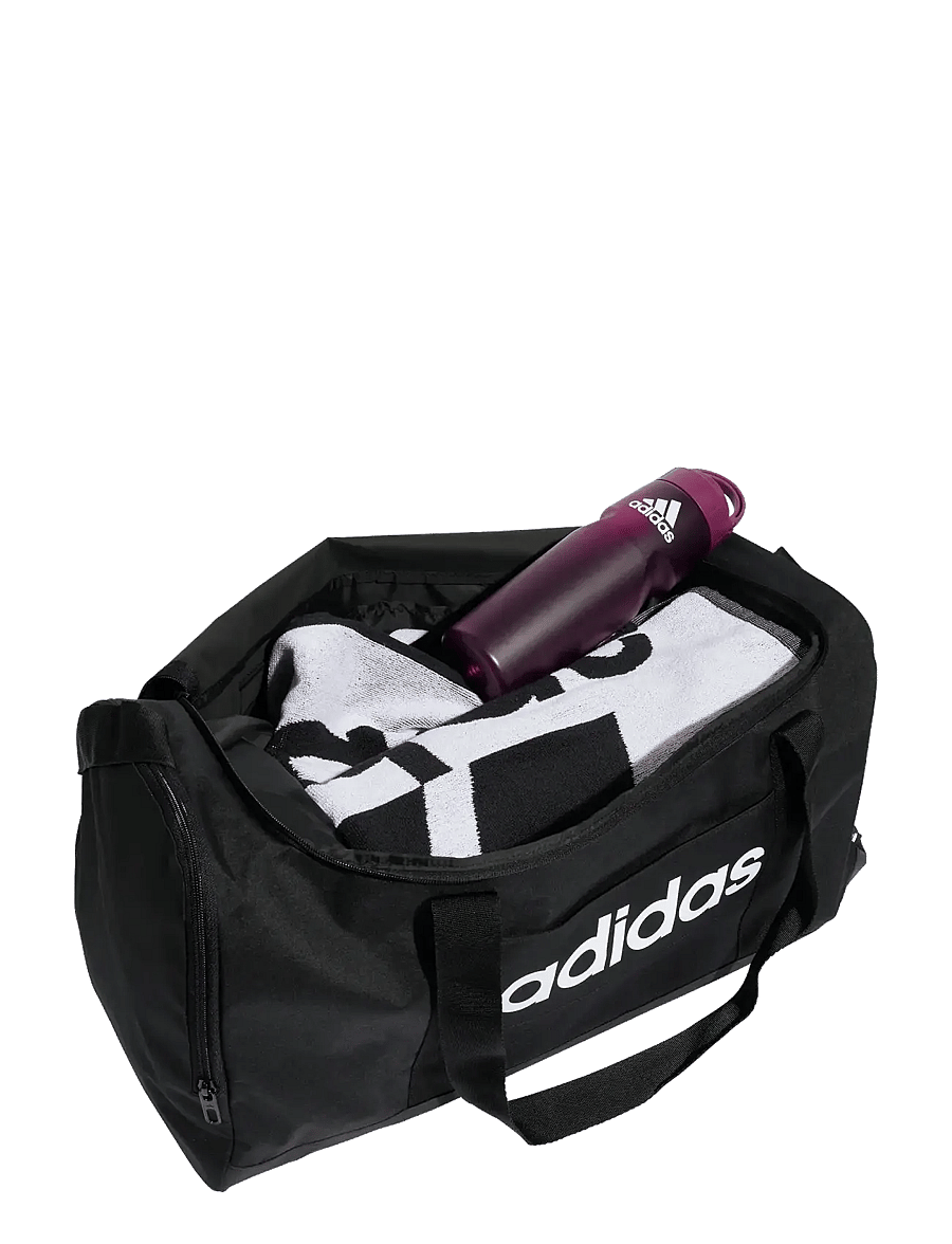 adidas Performance - LINEAR DUFFEL M - træningstasker - black/black/white - 2