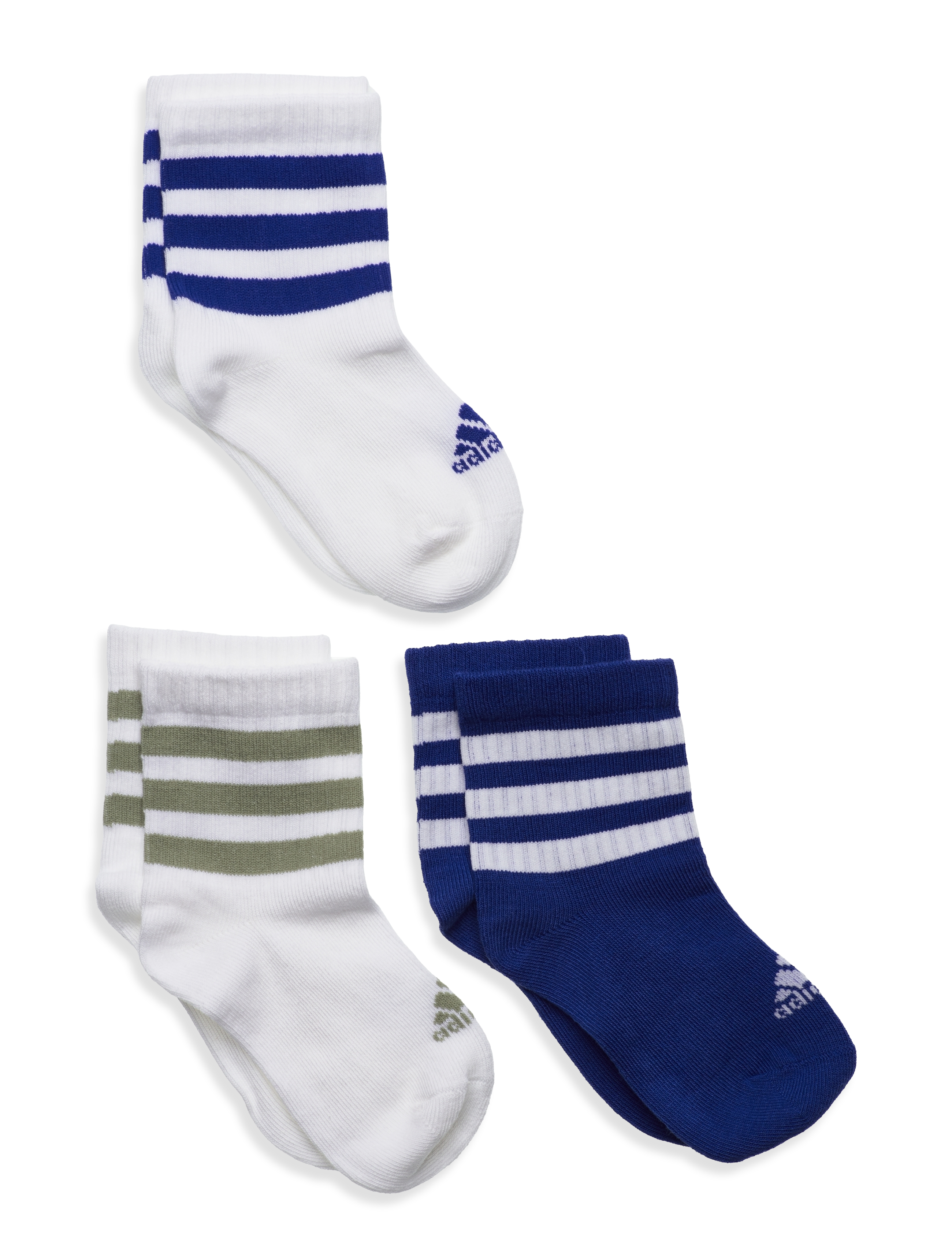 adidas Performance KIDS BTS 3PP - Strümpfe - WHITE/TENGRN/SELUBL / multi