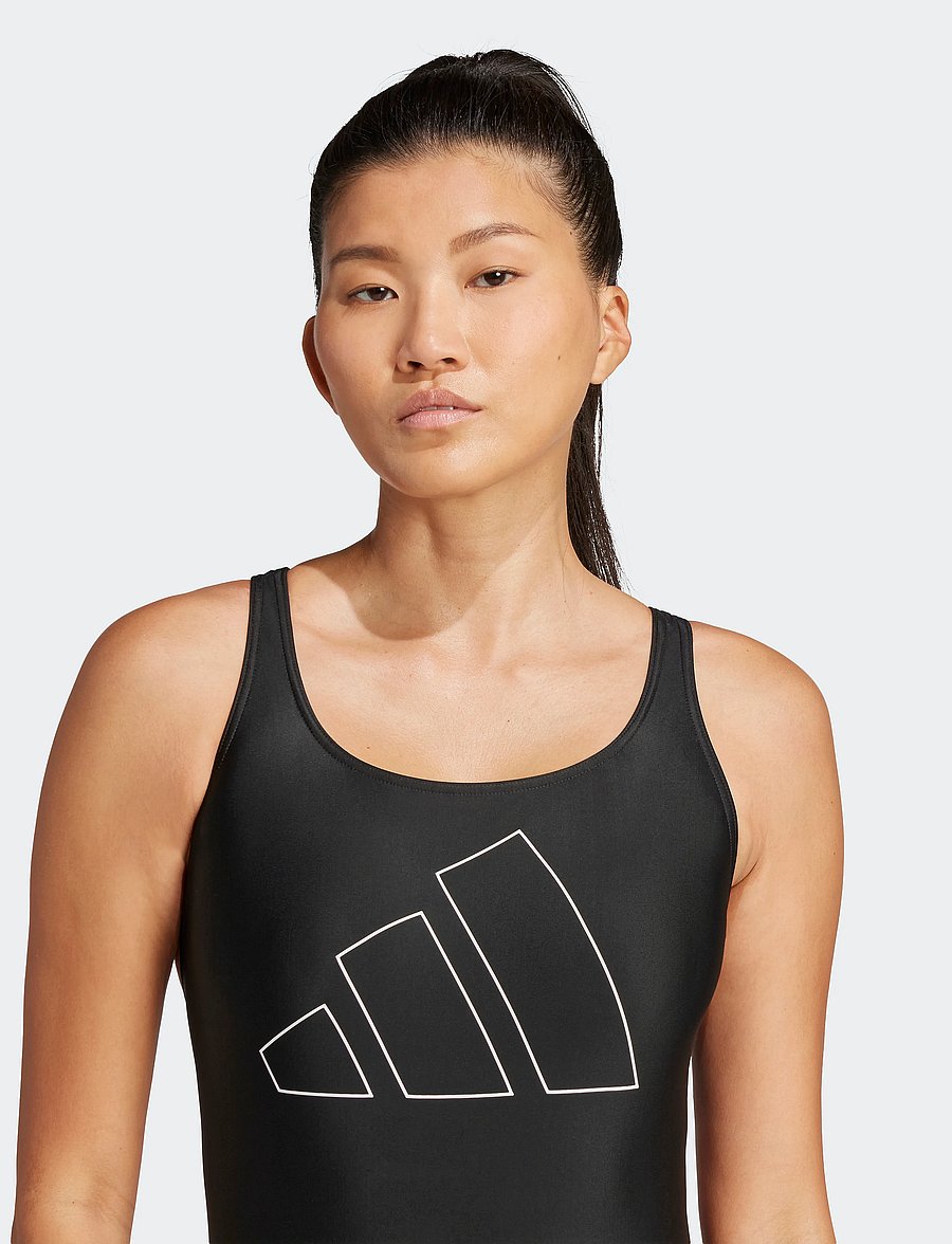 adidas Performance - BIG BARS SUIT - black/white - 4