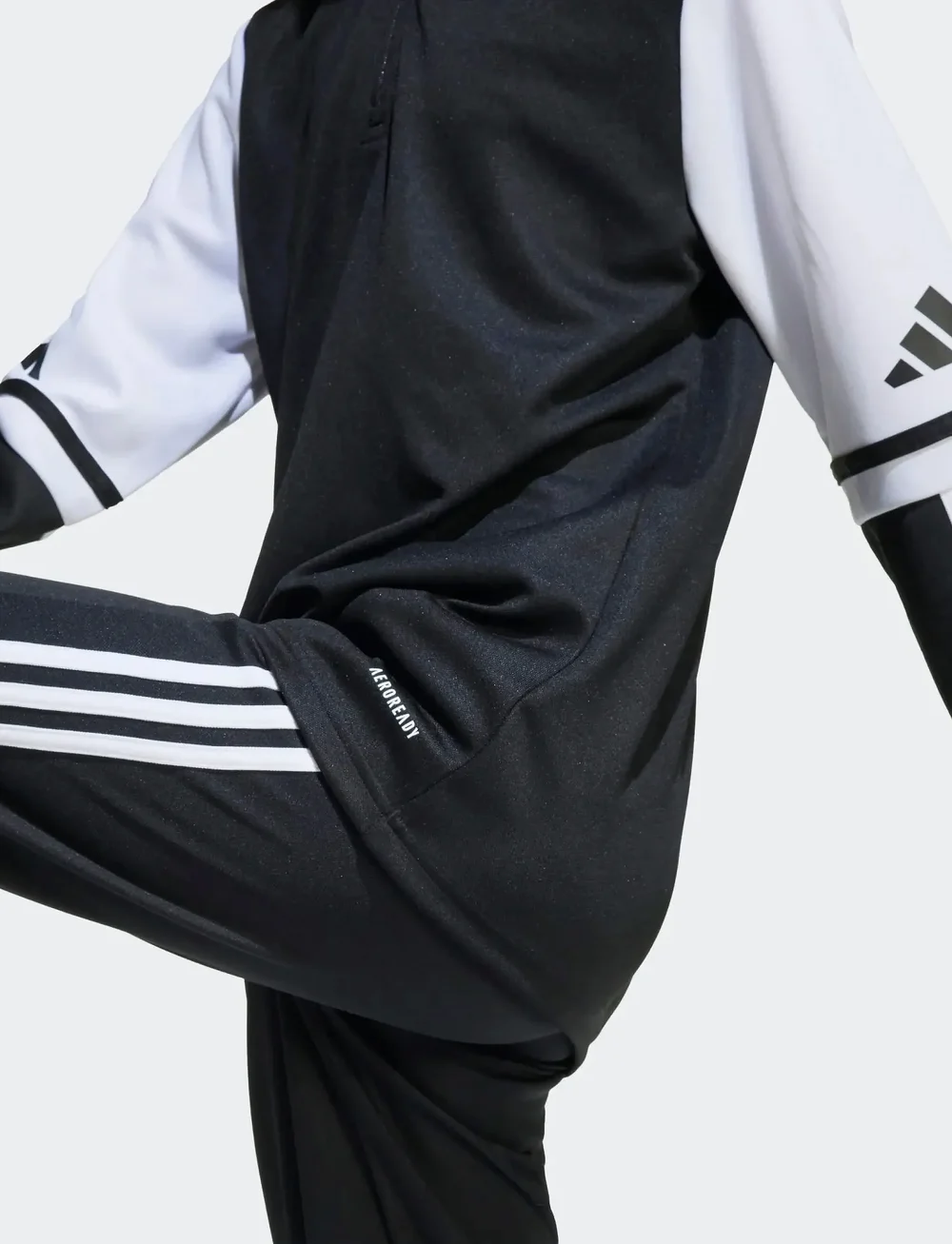 adidas Performance - SQ25 TR TOP Y - sweatshirts - black/white - 2