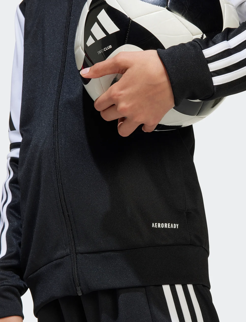 adidas Performance - SQ25 HOOD Y - džemperi ar kapuci - black/white - 2