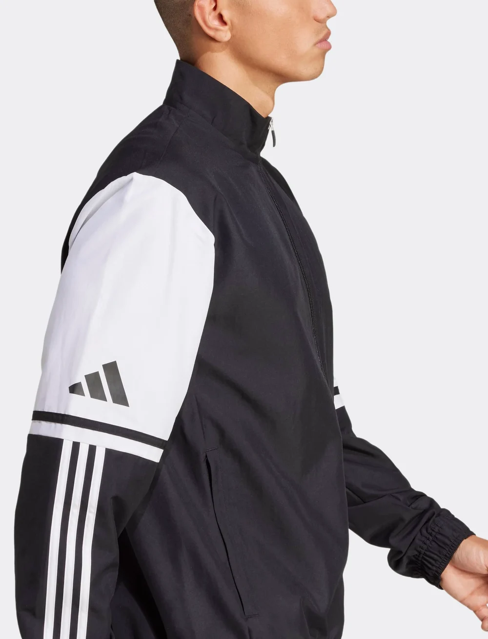 adidas Performance - SQ25 PRE JKT - sweatshirts - black/white - 2