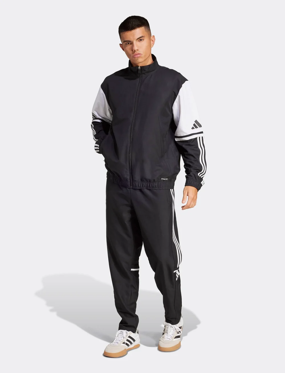 adidas Performance - SQ25 PRE JKT - sweatshirts - black/white - 5