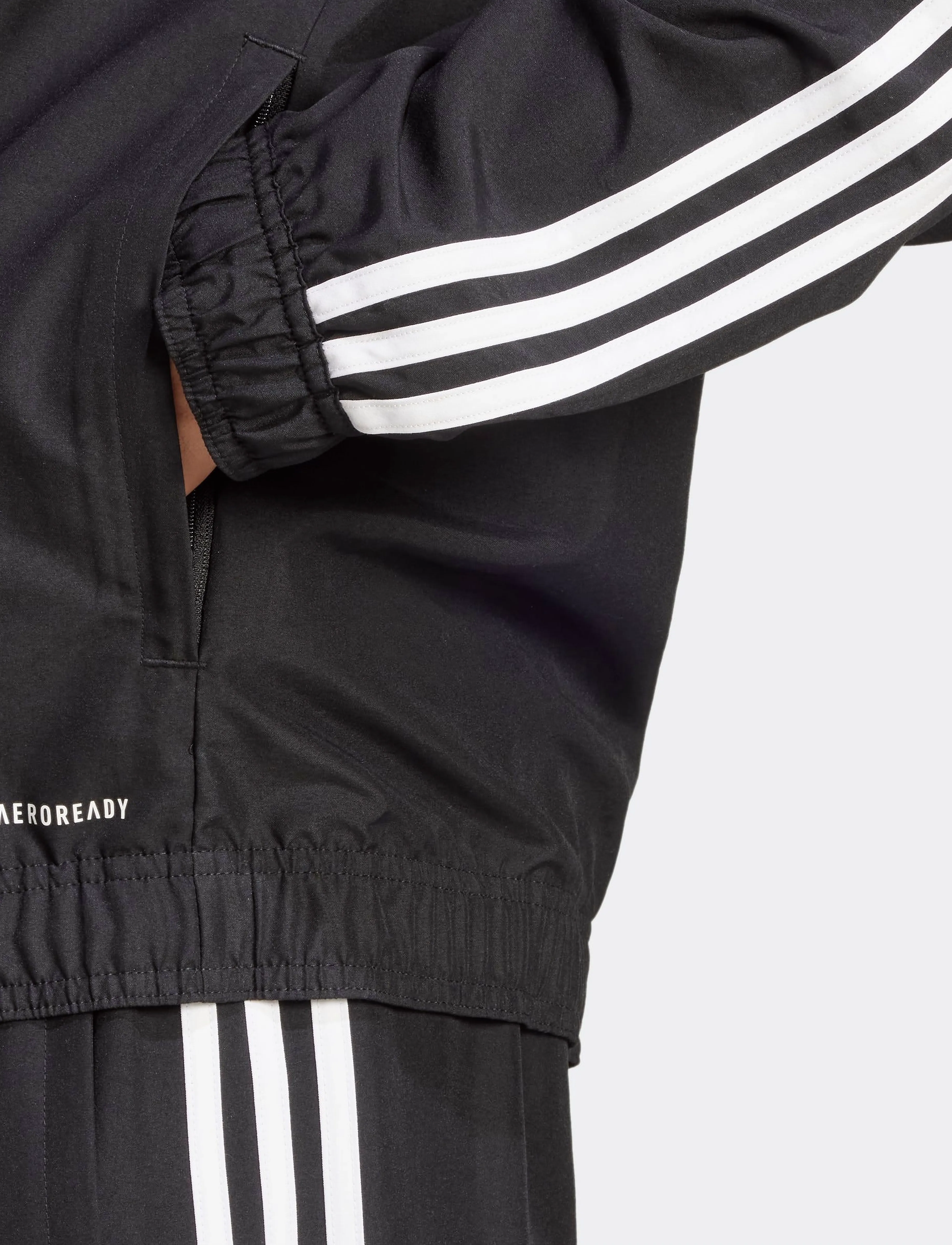 adidas Performance SQ25 PRE JKT - Streetstyle - BLACK/WHITE / black