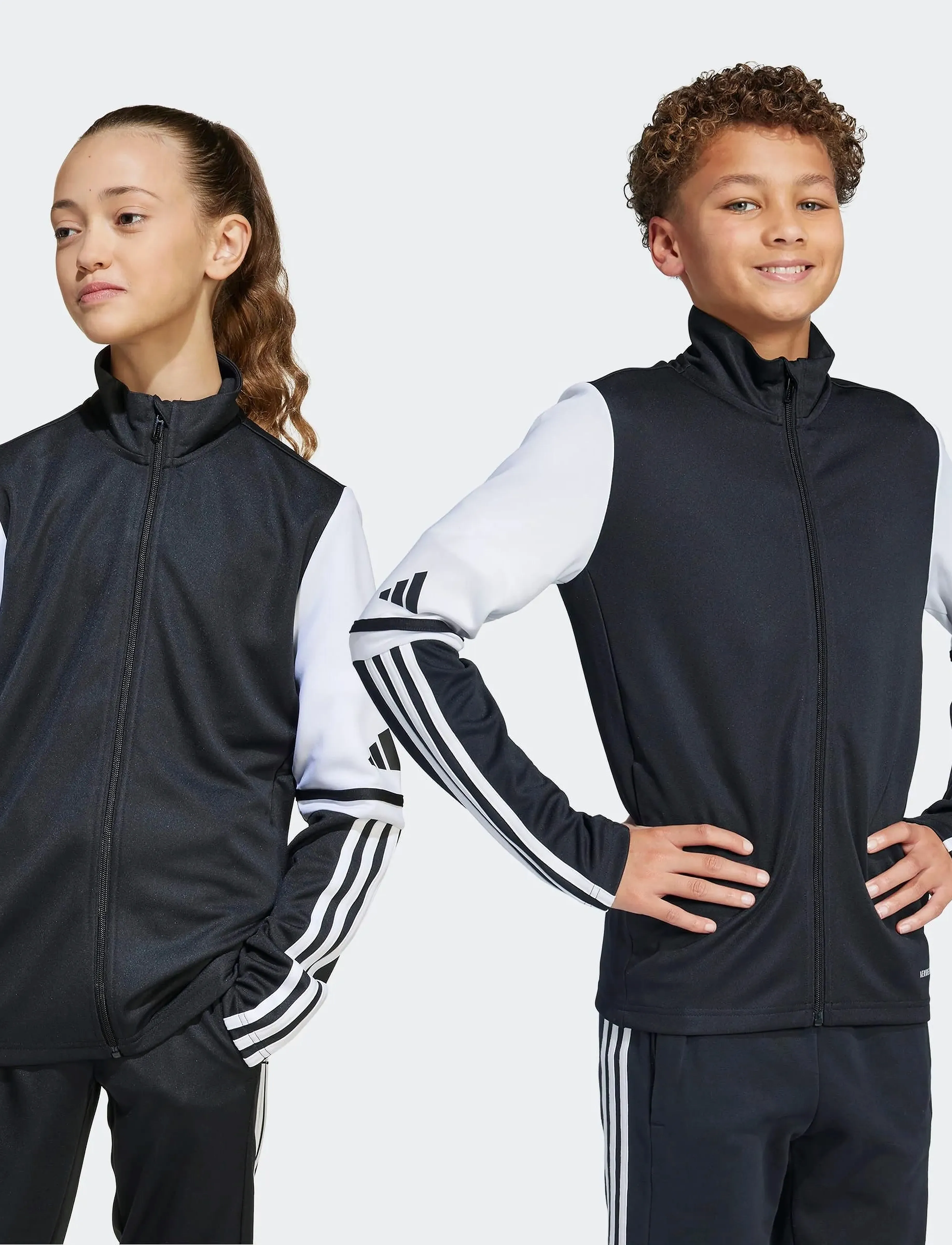 adidas Performance - SQ25 TR JKT Y - sweatshirts - black/white - 3