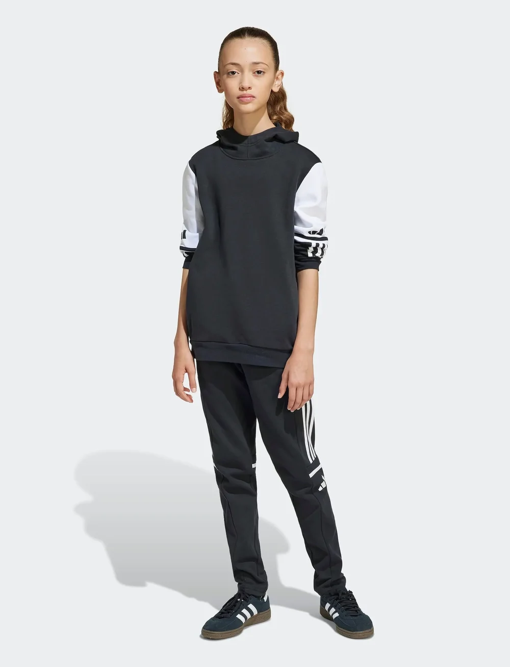 adidas Performance - SQ25 SW HOOD Y - kapuzenpullover - black/white - 0