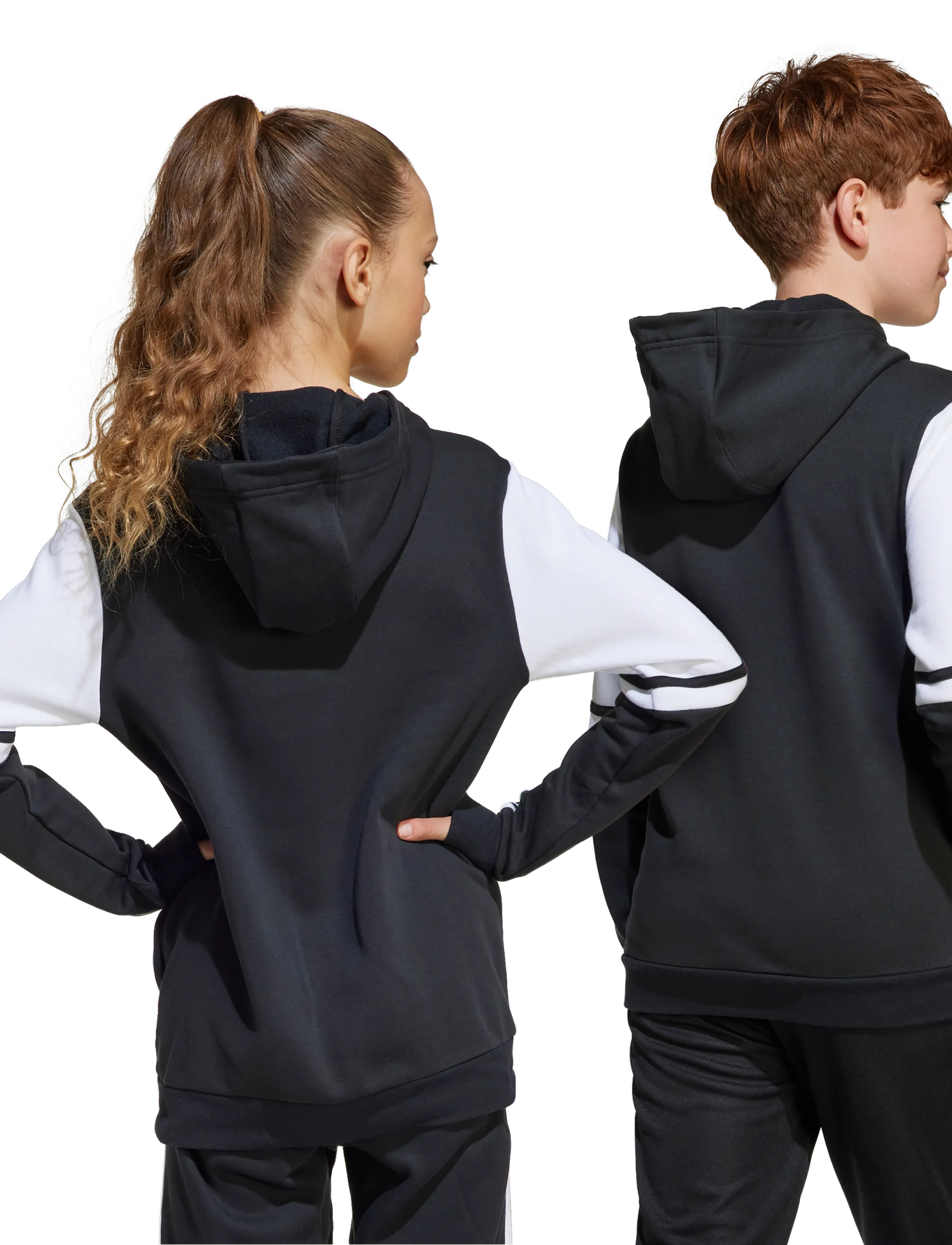 adidas Performance - SQ25 SW HOOD Y - hoodies - black/white - 4
