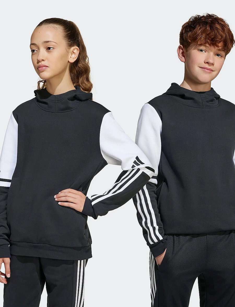 adidas Performance - SQ25 SW HOOD Y - kapuzenpullover - black/white - 4