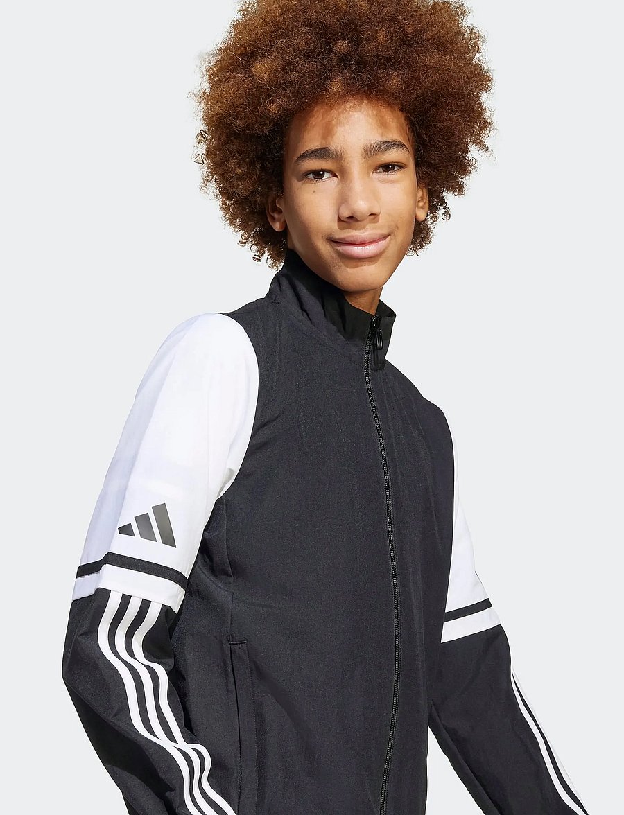 adidas Performance - SQ25 PRE JKTY - swetry - black/white - 3