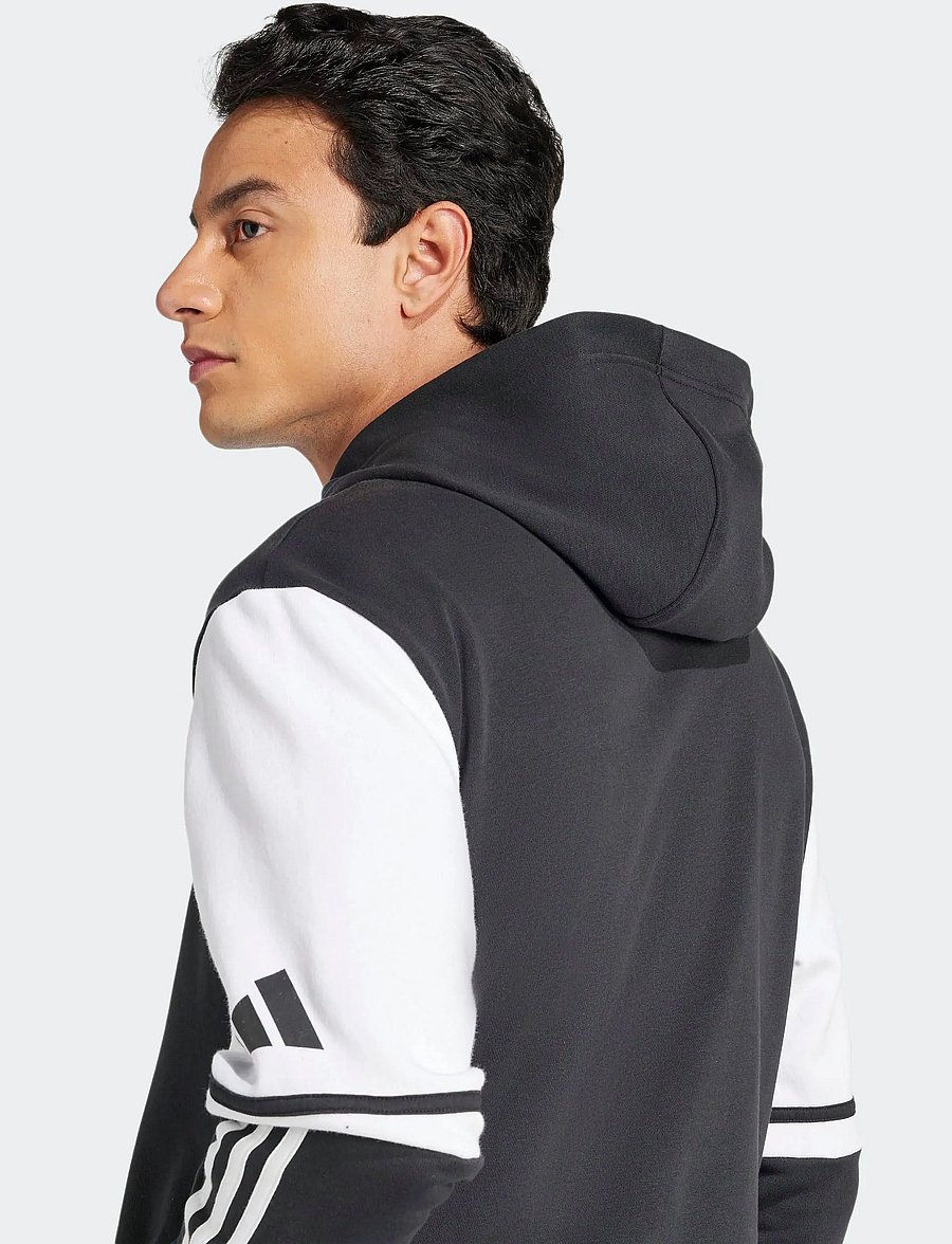 adidas Performance - SQ25 SW HOOD - hoodies - black/white - 4