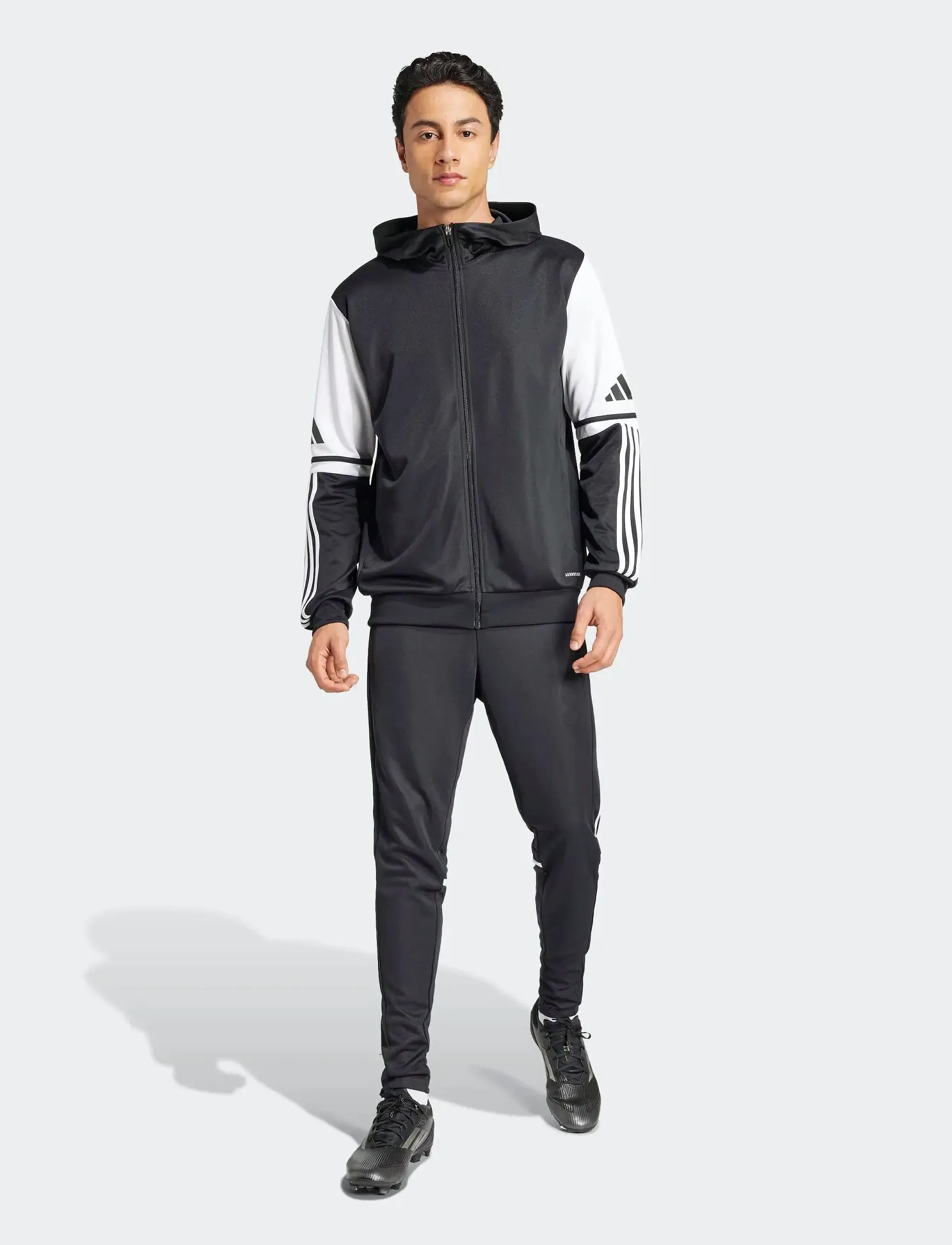 adidas Performance - SQ25 HOOD - kapuzenpullover - black/white - 3