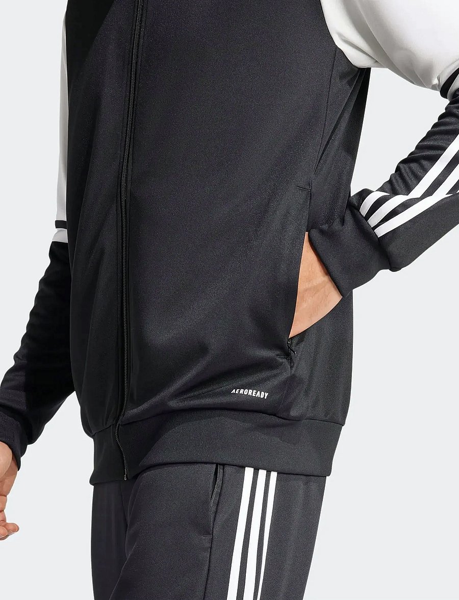 adidas Performance - SQ25 HOOD - huvtröjor - black/white - 4