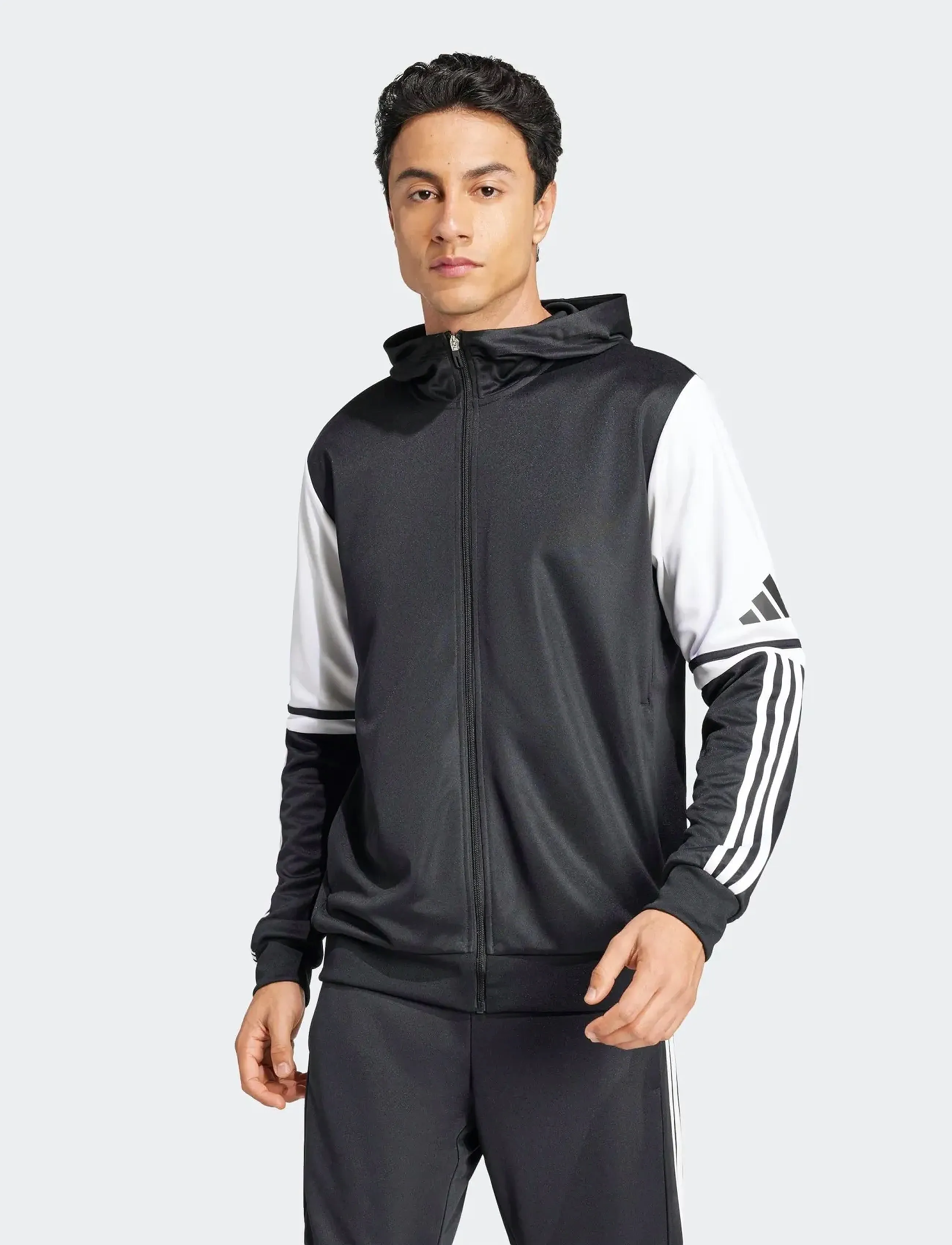 adidas Performance SQ25 HOOD - Streetstyle - BLACK/WHITE / black