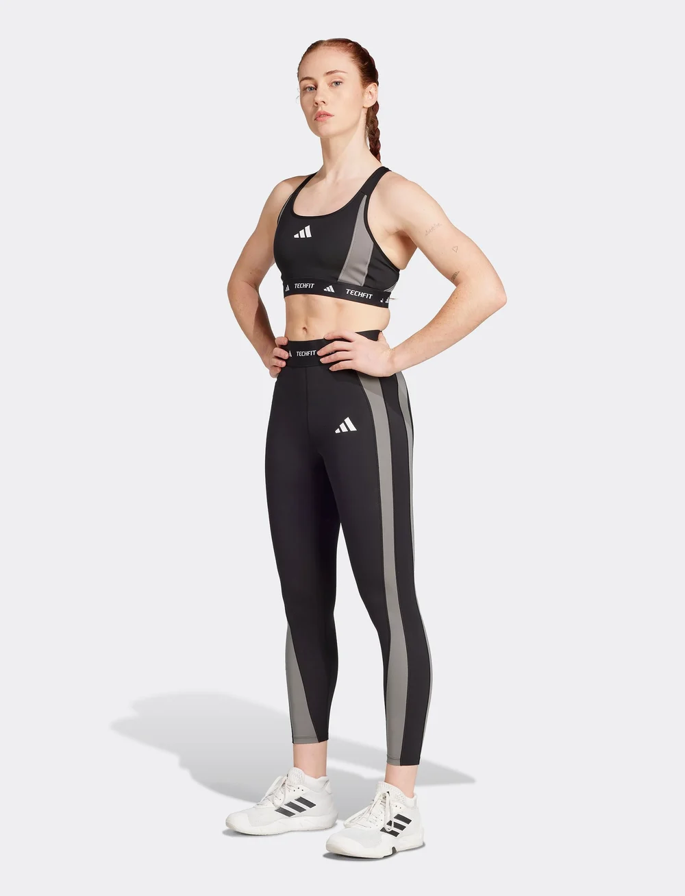 adidas Performance - TF MS CB BRA - medium support - black/grefou - 3