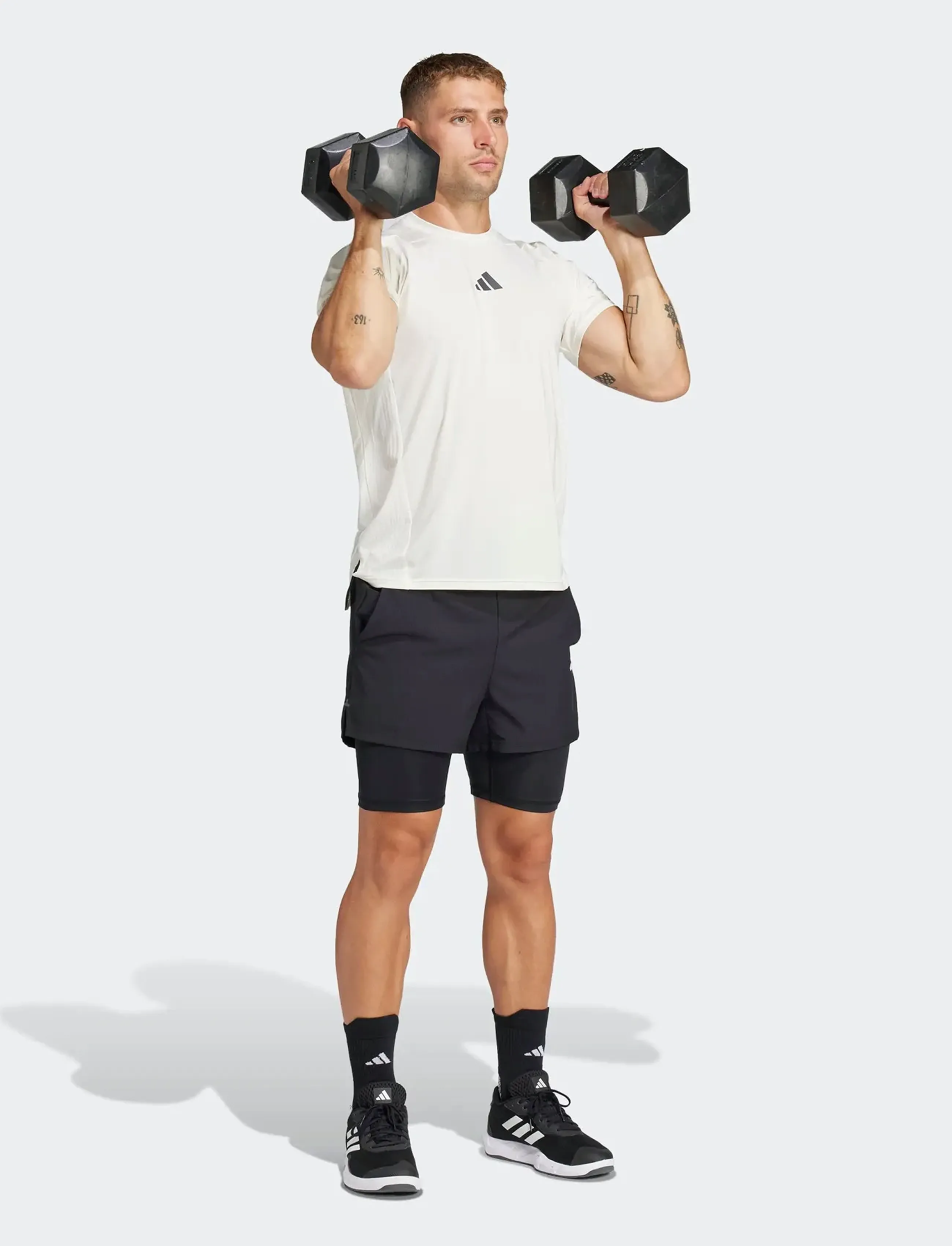adidas Performance Gym+ 2In1 Short, S, Black