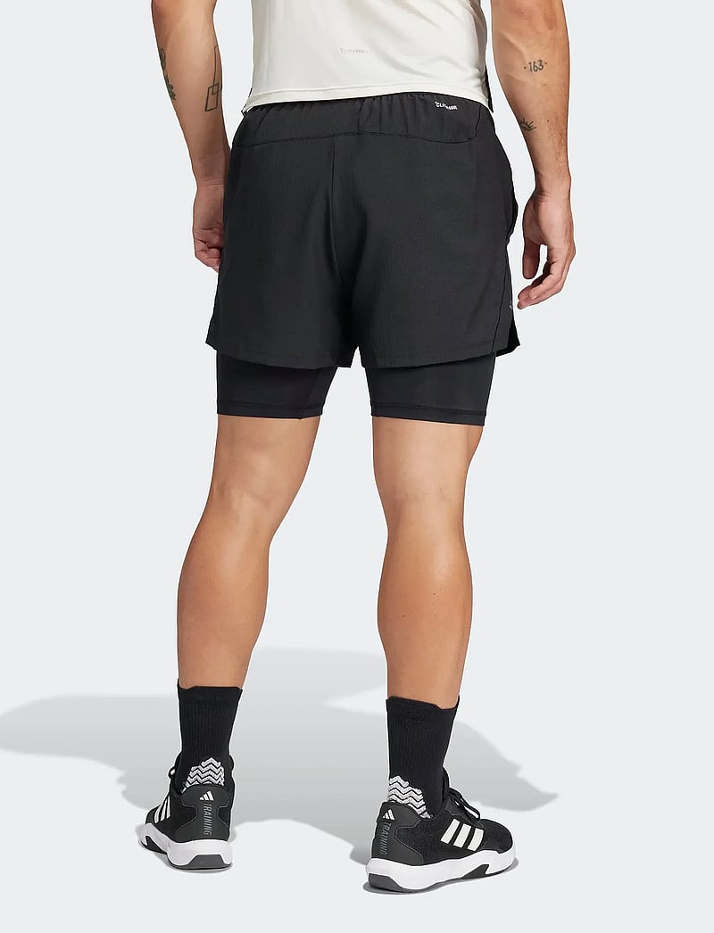 adidas Performance - GYM+ 2in1 SHORT - black/black - 4