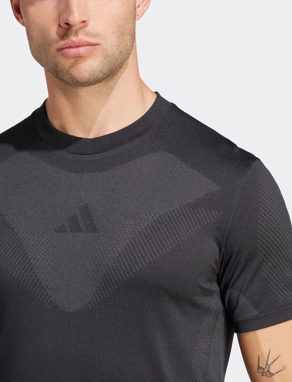 adidas Performance - GYM+ SML TEE - t-shirts - black/gresix - 3