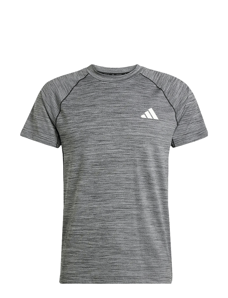 adidas Performance - GYM+ TEE - t-shirts - blckme - 1
