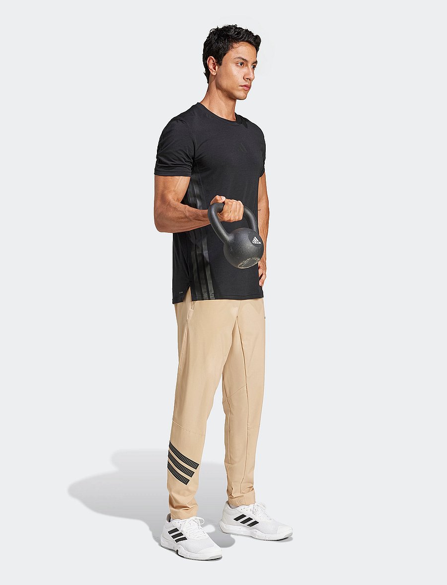 adidas Performance - GYM+ 3S WV PANT - trainingshosen - warsan/black - 4
