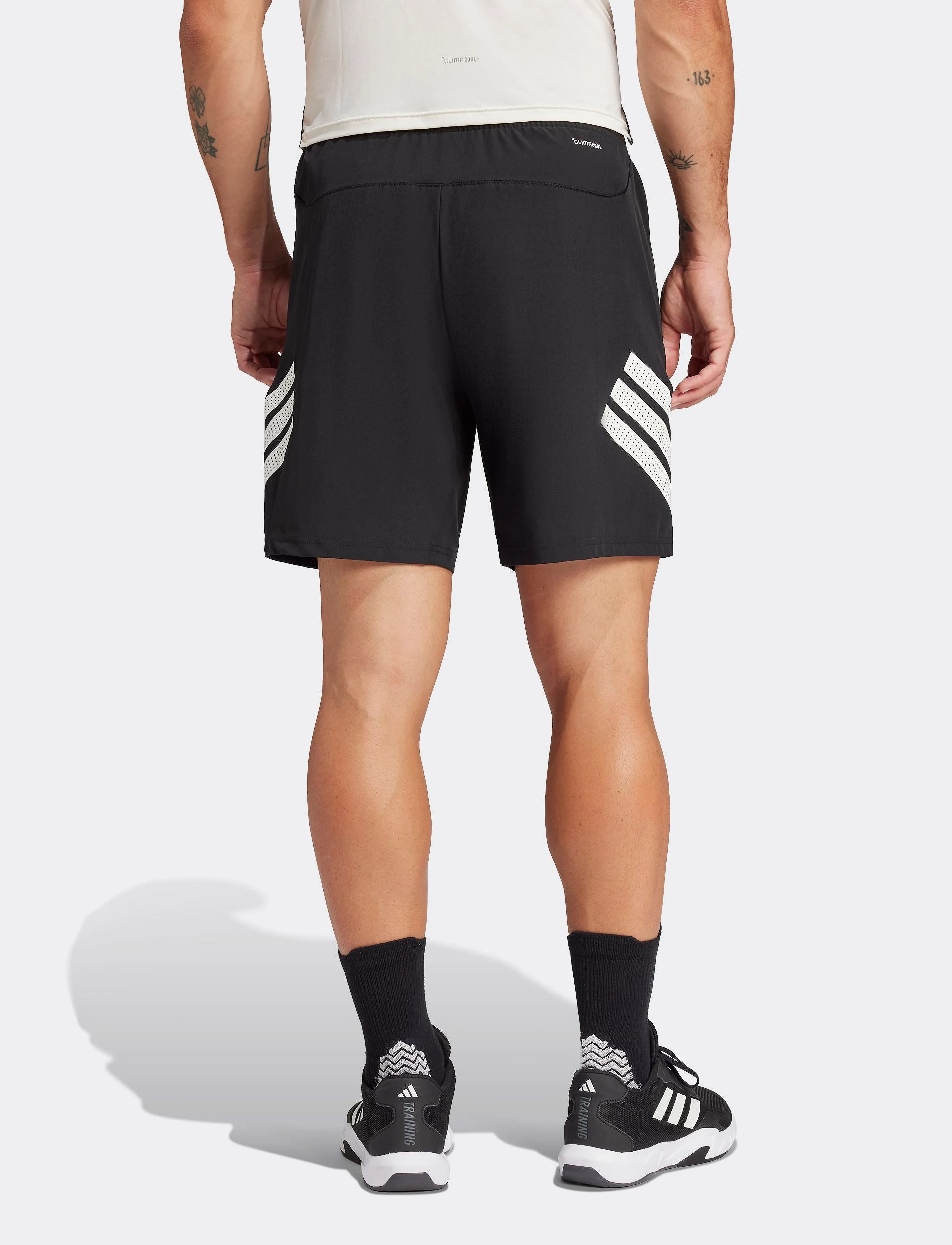 adidas Performance - GYM+ 3S SHORT - träningsshorts - black/white - 2