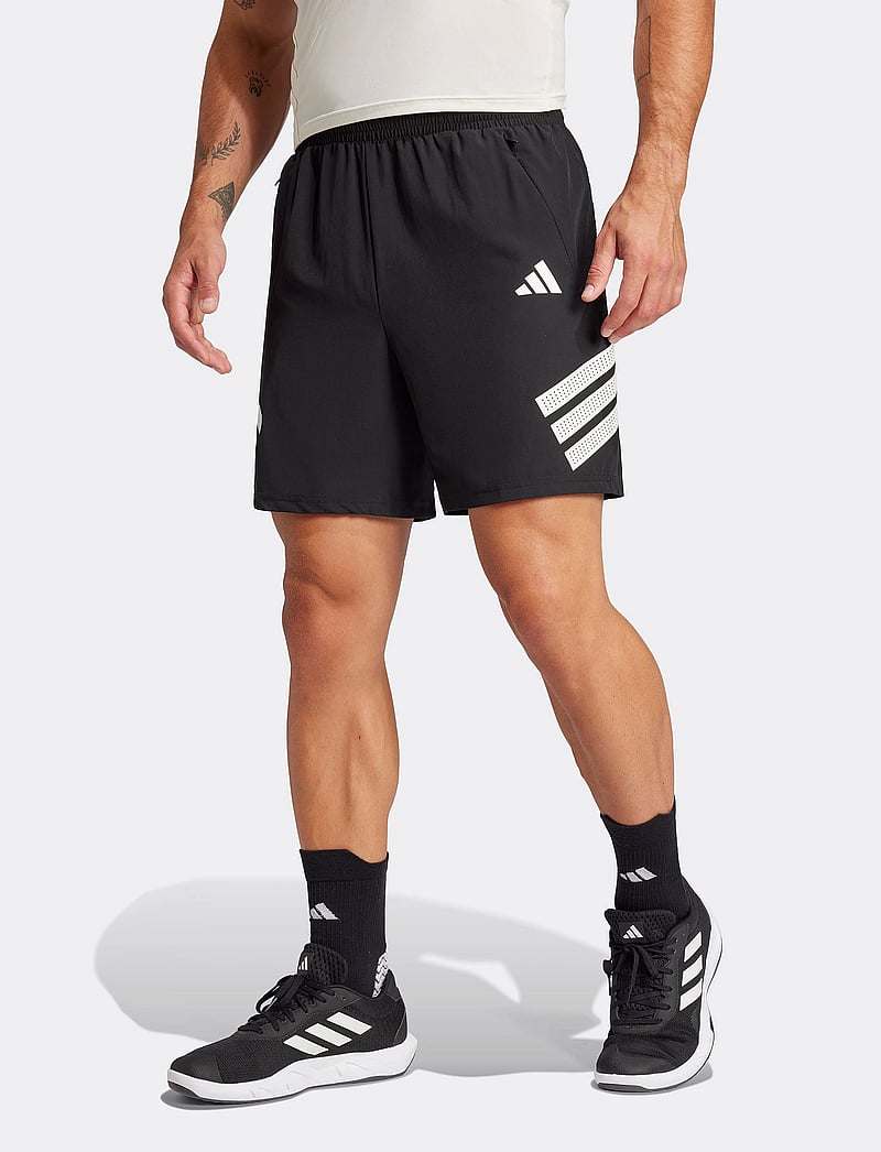 adidas Performance - GYM+ 3S SHORT - trainingsshorts - black/white - 5