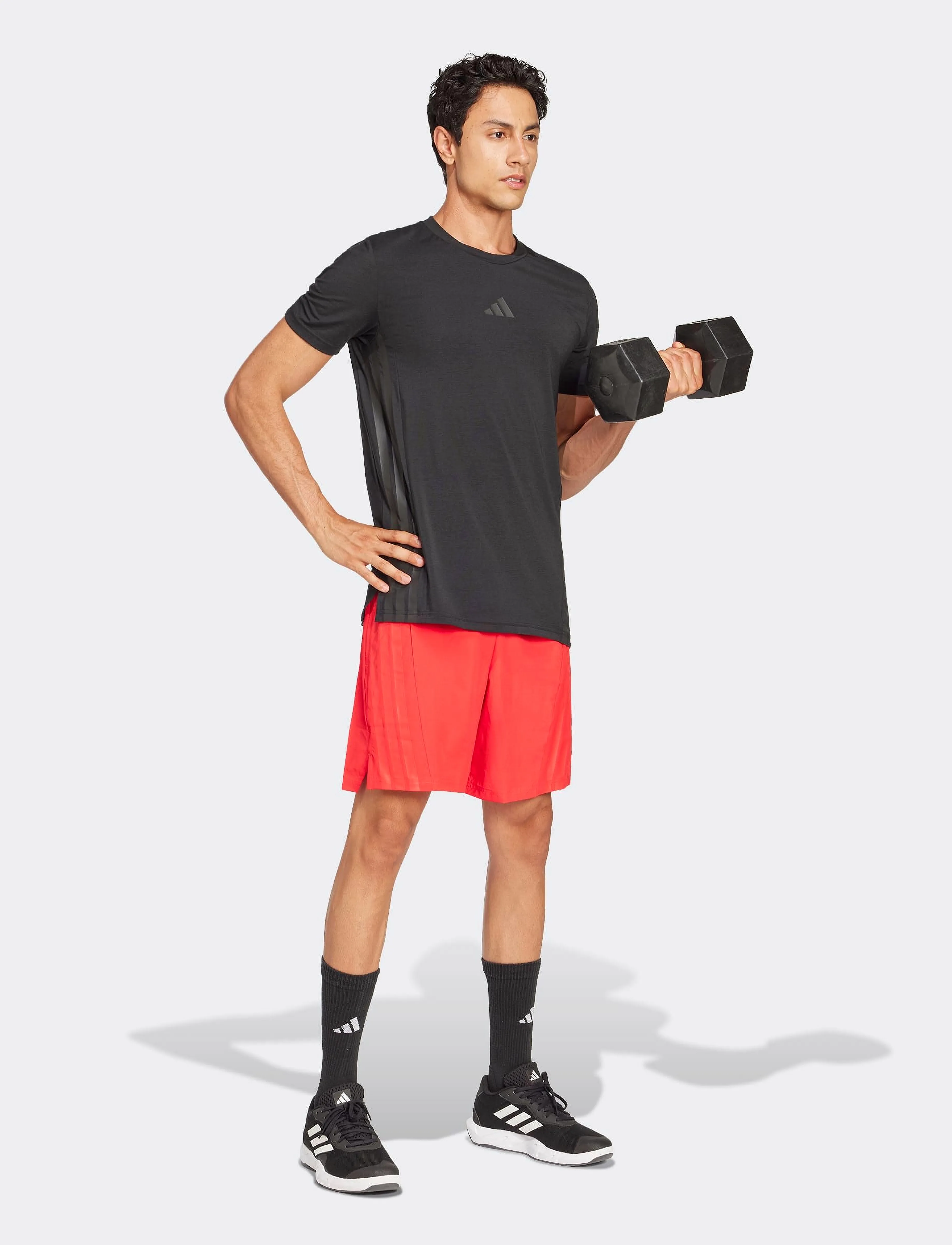 adidas Performance - D4T 3S TEE - t-shirts - black - 5