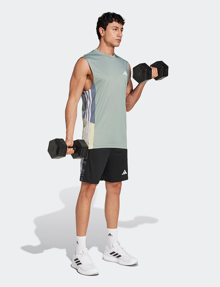 adidas Performance - CAMO 3S SHORT - trainingsshorts - black - 0