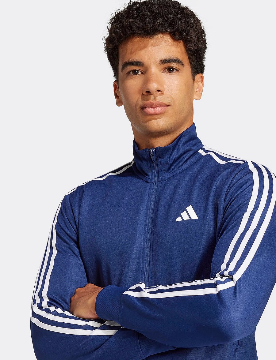 adidas Performance - TR-ES 3S T-TOP - fleece & midlayer - dkblue - 2
