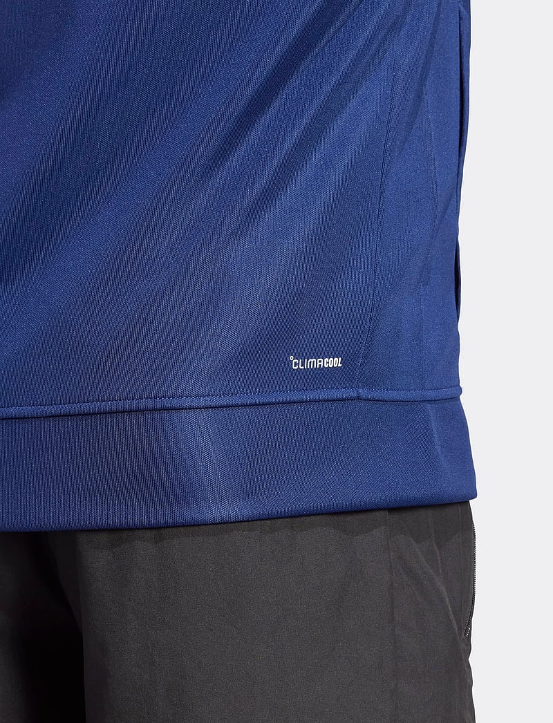 adidas Performance - TR-ES 3S T-TOP - fleece og mellemlag - dkblue - 3