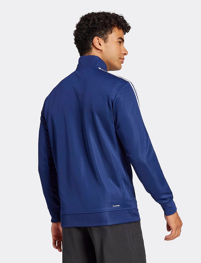 adidas Performance - TR-ES 3S T-TOP - fleece og mellemlag - dkblue - 4