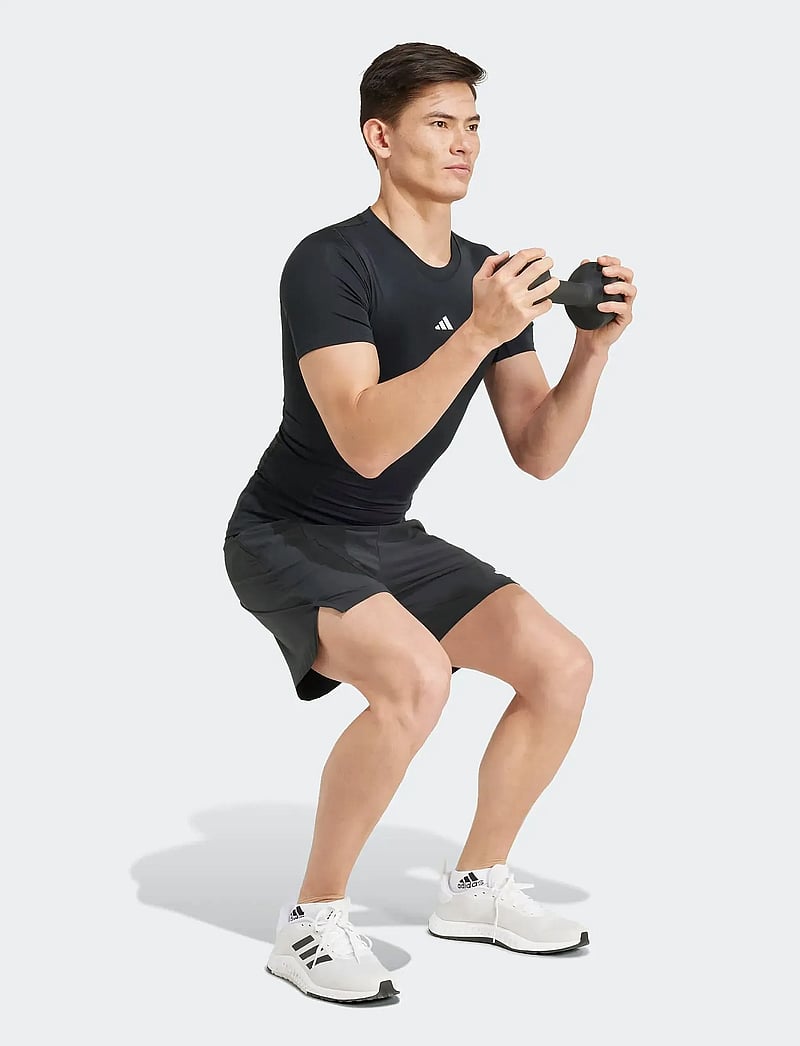 adidas Performance - TF TEE - t-shirts - black - 0