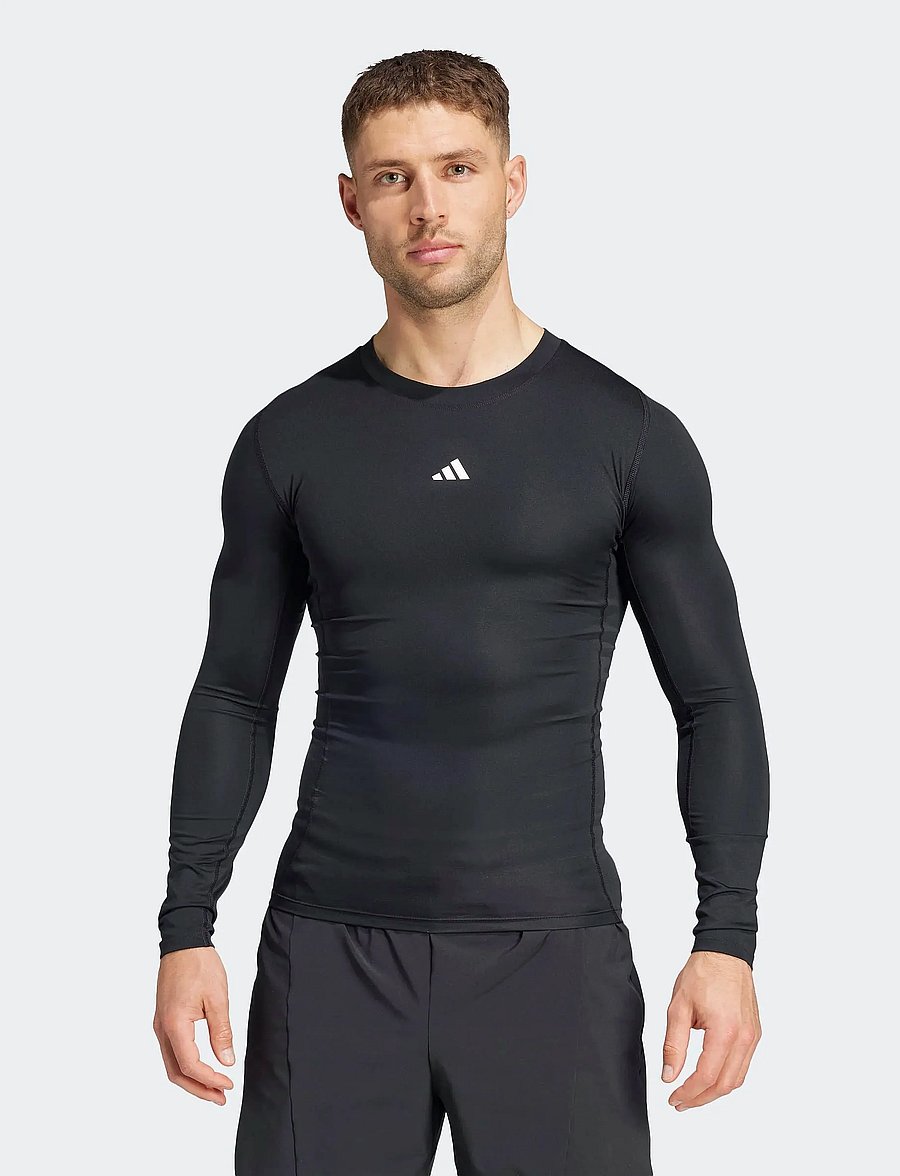 adidas Performance - TF LS TEE - pikkade varrukatega alussärgid - black - 0