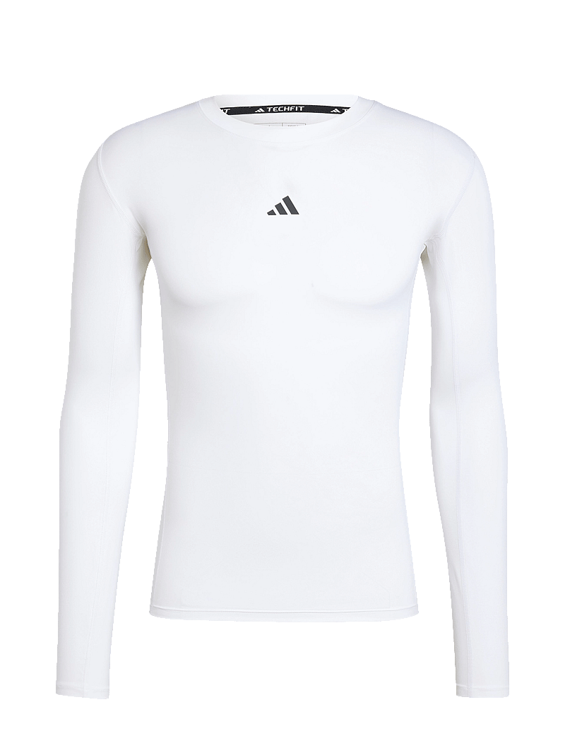 adidas Performance - TF LS TEE - langærmede t-shirts - white - 1