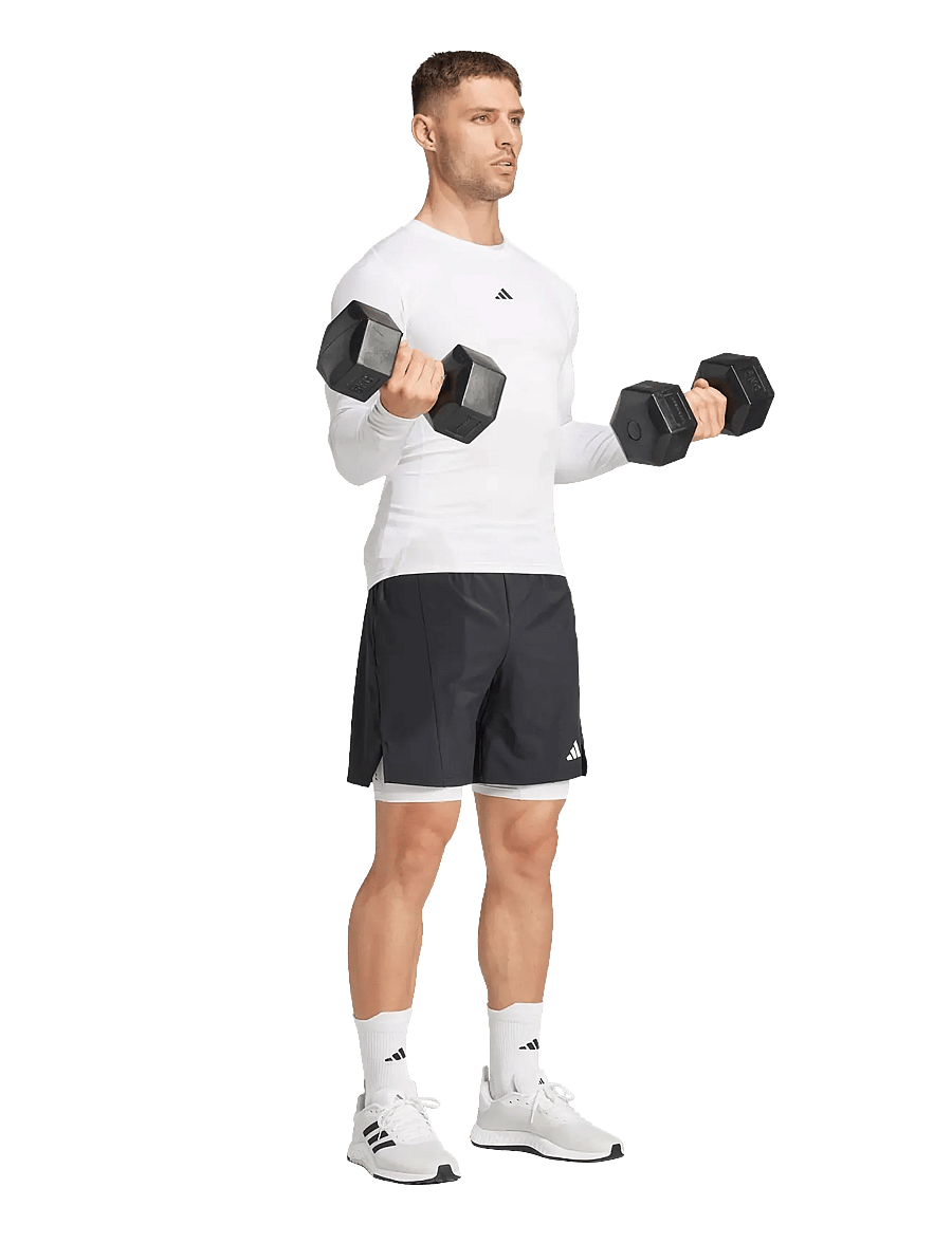 adidas Performance - TF LS TEE - hauts à manches longues - white - 2