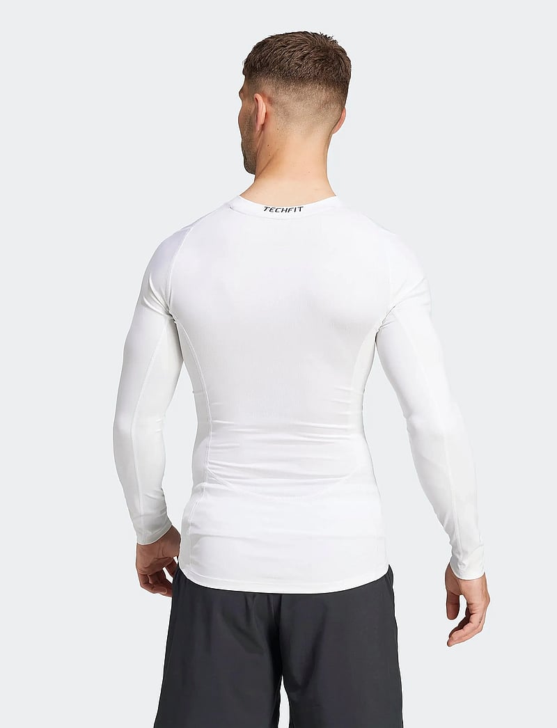 adidas Performance - TF LS TEE - langærmede t-shirts - white - 5