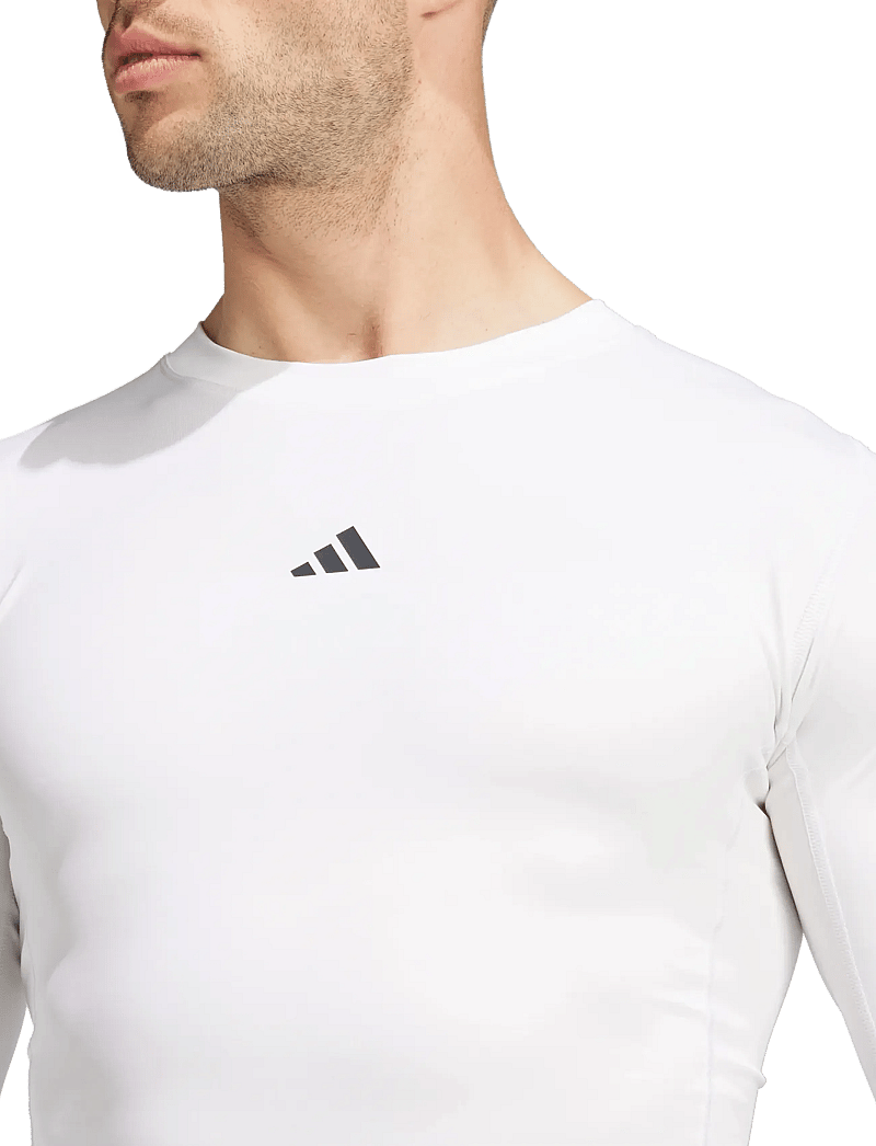 adidas Performance - TF LS TEE - longsleeved tops - white - 5
