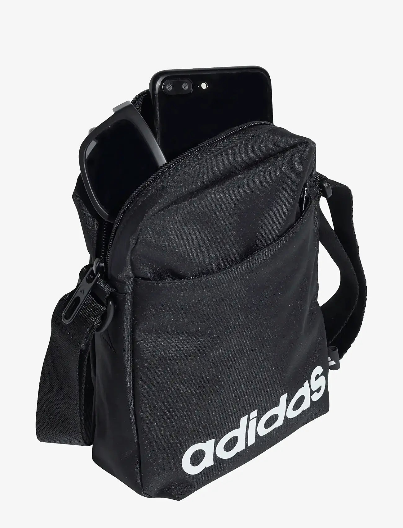 adidas Performance - LINEAR ORG - handtaschen & bauchtaschen - black/white - 3