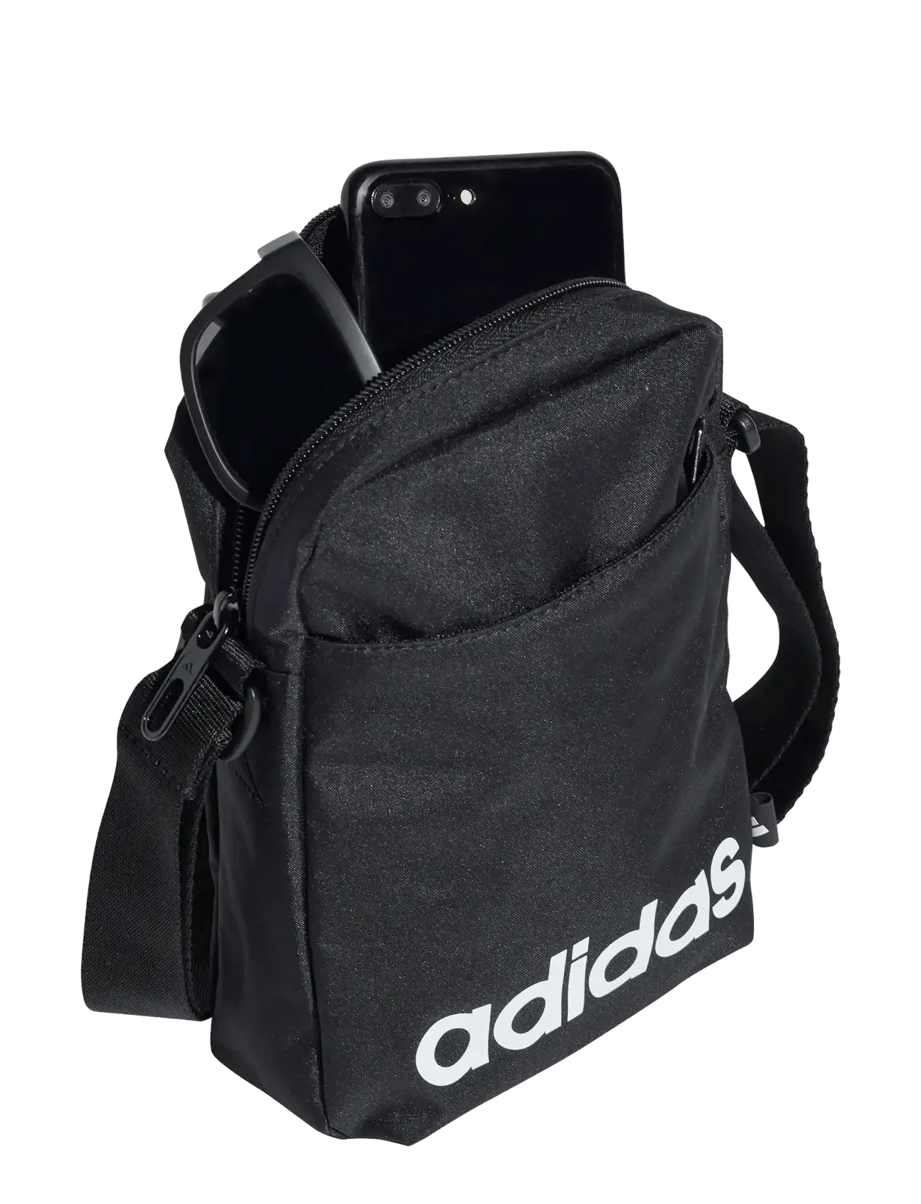 adidas Performance - LINEAR ORG - crossbody & bum bags - black/white - 3