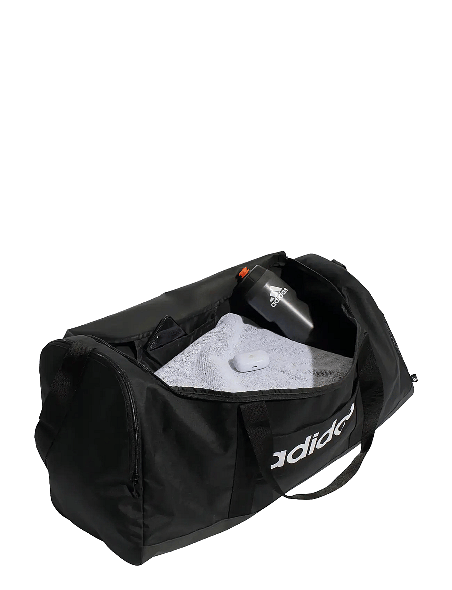 adidas Performance - LINEAR DUFFEL L - træningstasker - black/black/white - 2