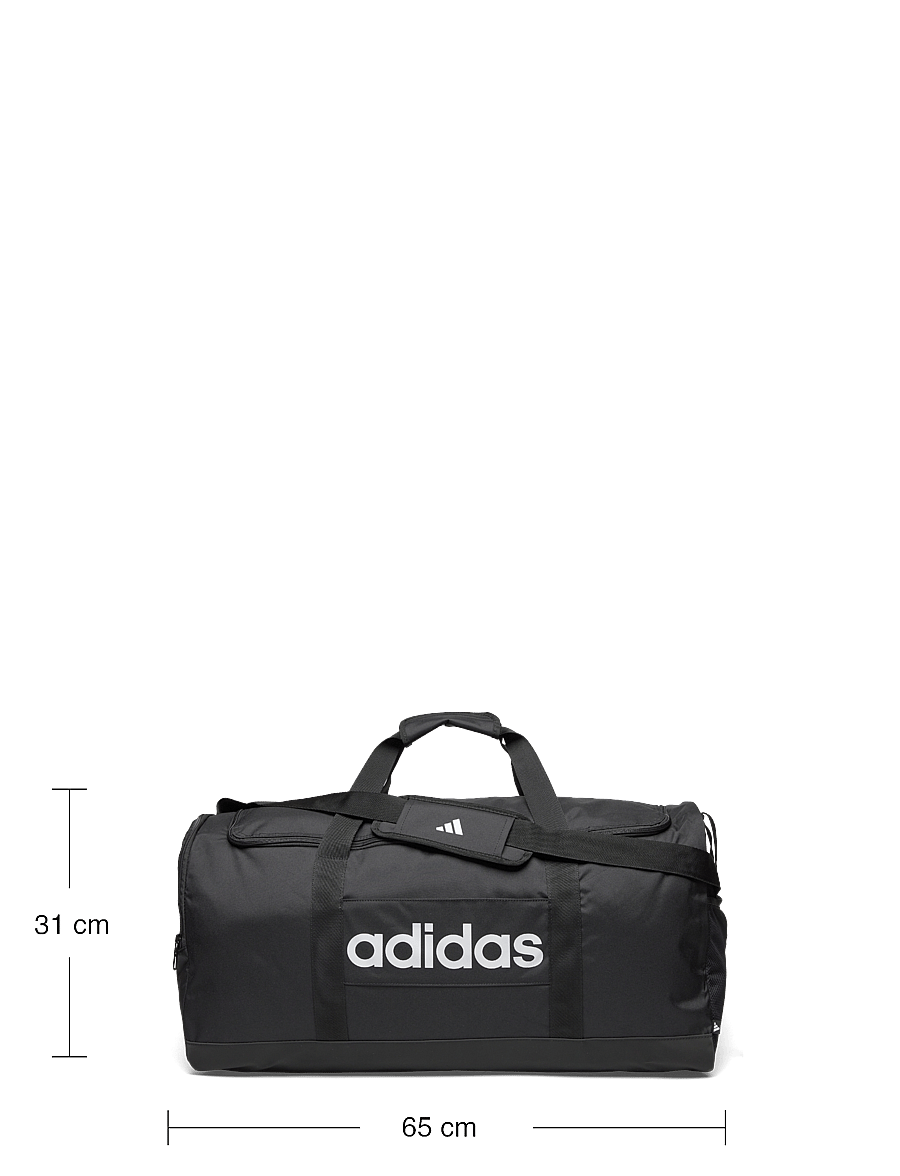 adidas Performance - LINEAR DUFFEL L - træningstasker - black/black/white - 3