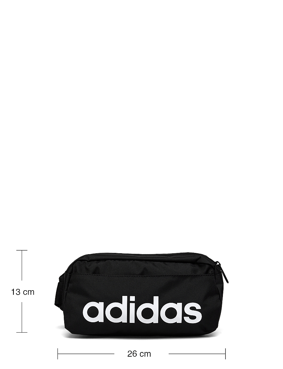 adidas Performance - LINEAR BUMBAG - crossbody & bæltetasker - black/white - 5