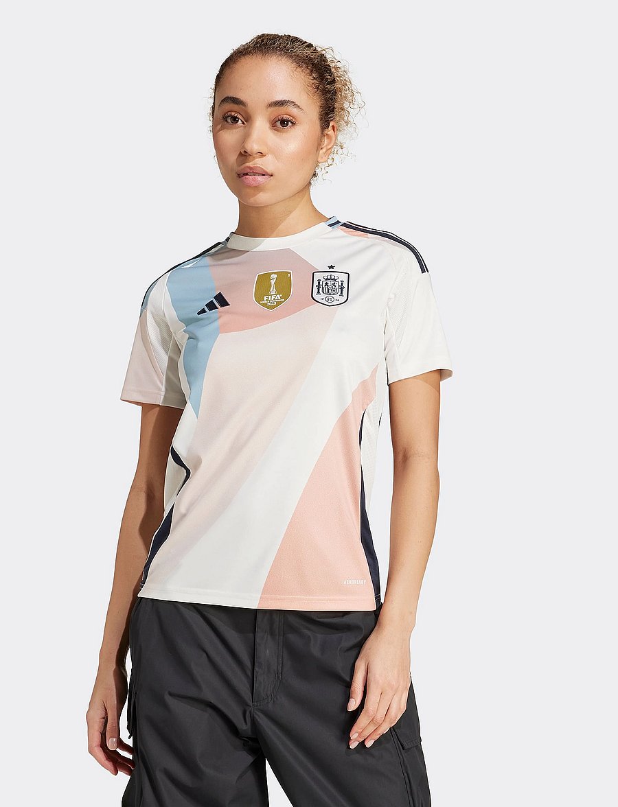 adidas Performance - RFEF A JSY W - oberteile & t-shirts - cwhite - 5