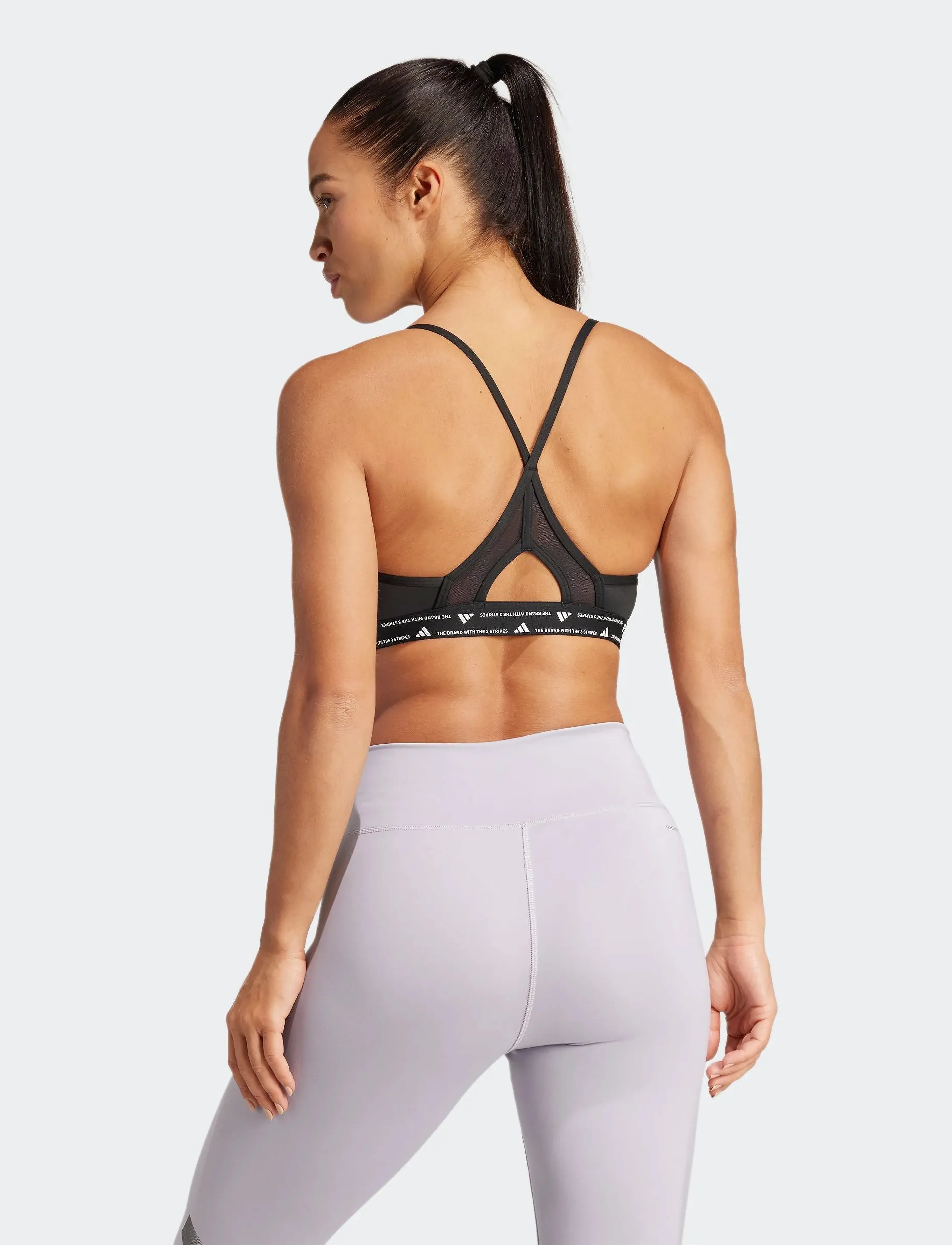 adidas Performance - AERCT LS BRA - sports-bh - black - 3