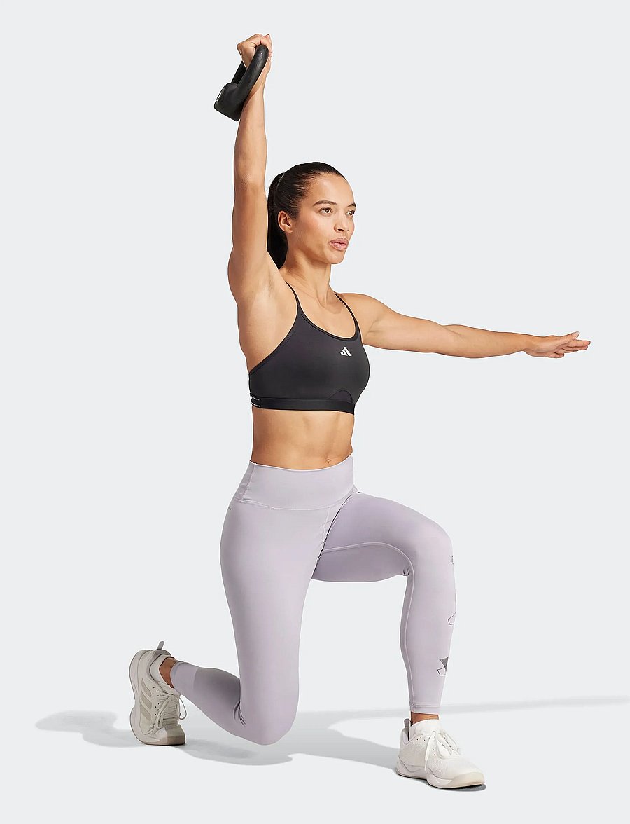 adidas Performance - AERCT LS BRA - sports-bh - black - 4