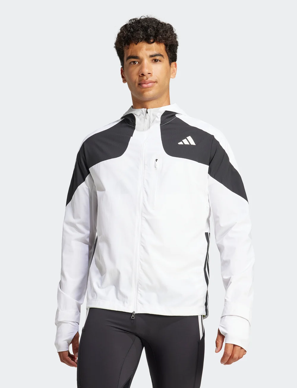 adidas Performance - ADIZERO JKT M - veste sport - white/white - 5