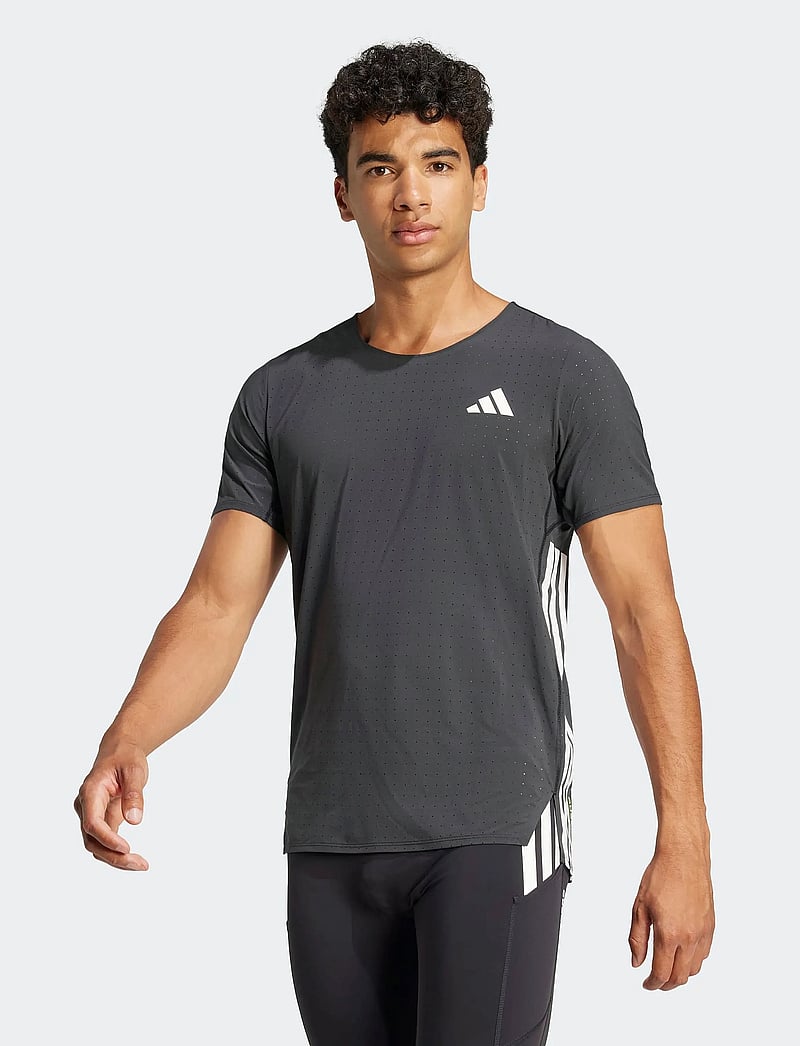 adidas Performance - ADIZERO TEE M - t-shirts - black - 0