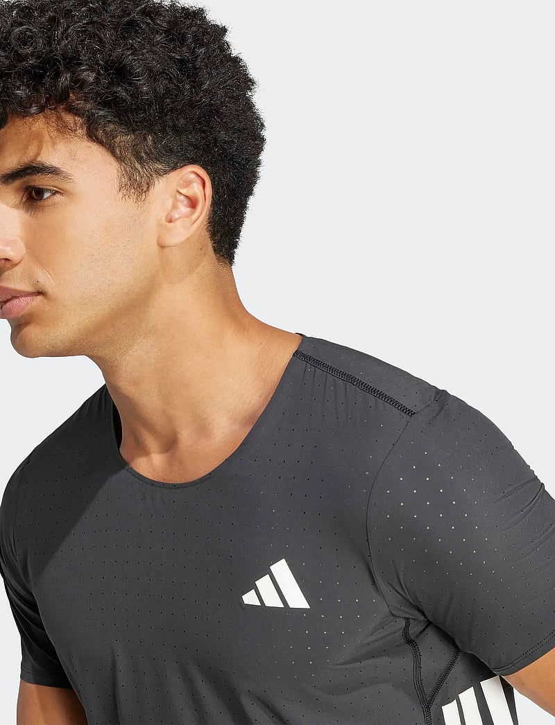 adidas Performance - ADIZERO TEE M - t-shirts - black - 3