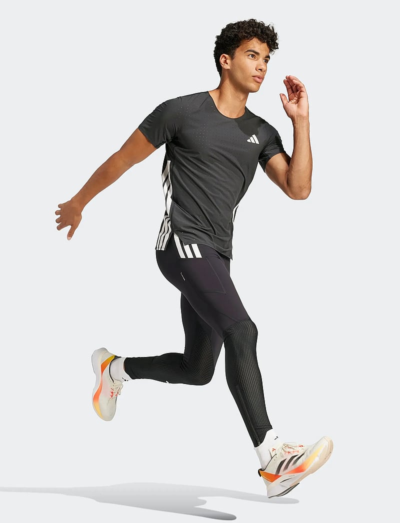 adidas Performance - ADIZERO TEE M - t-shirts - black - 5