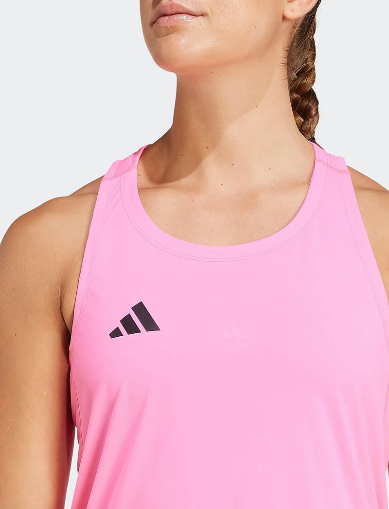 adidas Performance - ADIZERO E TANK - linnen - lucpnk - 5