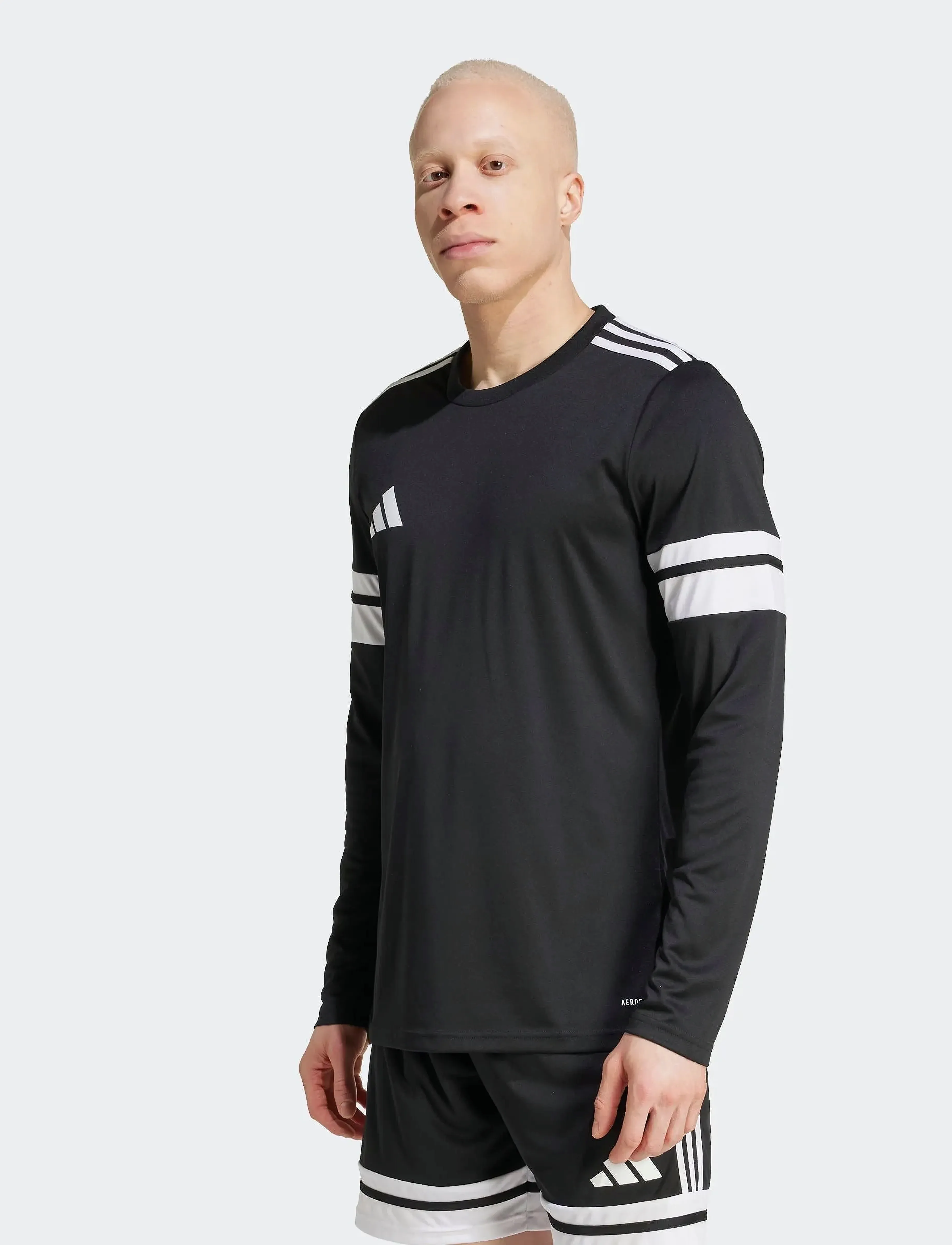 adidas Performance Squa25 Jsy Lm, XL, Sport Oberteile, Schwarz - Long Sleeved Männerswear